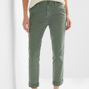 Gap Girlfriend Chino Pants, Army Green, Size 4 Petite